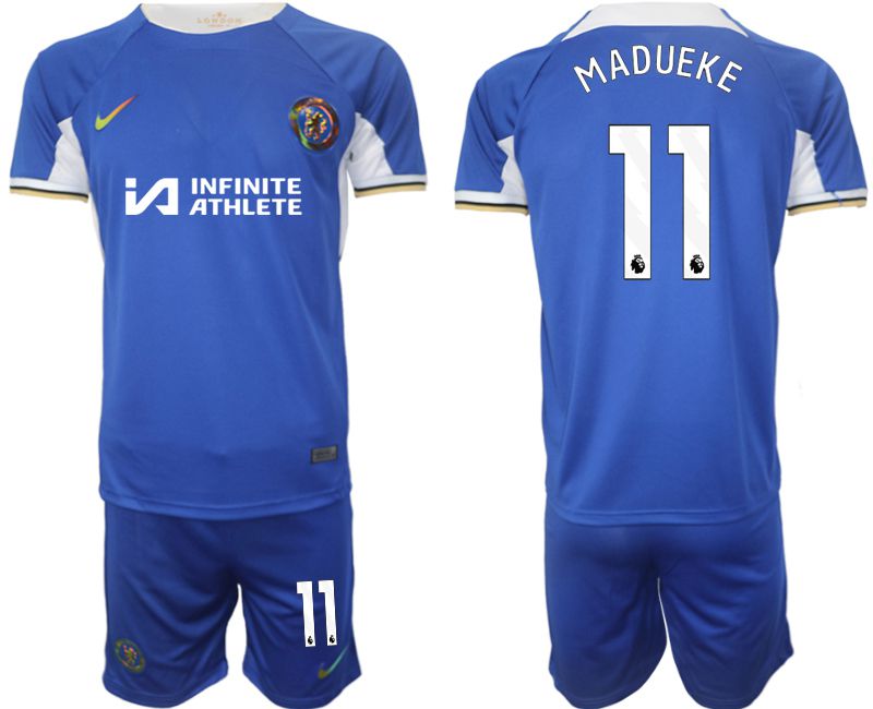 Men 2023-2024 Club Chelsea FC home blue 11 Soccer Jersey